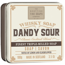 Scottish Fine Soaps Whisky Cocktail Dandy Sour Soap Bar In Gift Tin Scottish Fine Soaps Whisky Cocktail Dandy Sour Soap Bar In Gift Tin